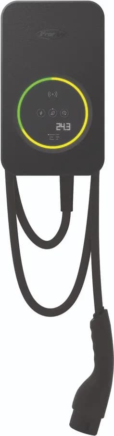 Fronius Wattpilot Flex Pro ladeboks i antracit kabinet med 6 m ladekabel og type 2-stik